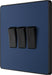 BG Evolve PCDDB43B 20A 16AX 2 Way Triple Light Switch - Matt Blue (Black) - westbasedirect.com