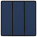 BG Evolve PCDDB43EB 20A 16AX 2 Way Triple Light Switch, Edge to Edge Rocker - Matt Blue (Black) - westbasedirect.com