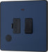 BG Evolve PCDDB52B 13A Switched Fused Connection Unit with Power LED Indicator & Flex Outlet - Matt Blue (Black) - westbasedirect.com