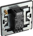 BG Evolve PCDDB81B 2-Way Trailing Edge LED 200W Single Dimmer Switch Push On/Off - Matt Blue (Black) - westbasedirect.com