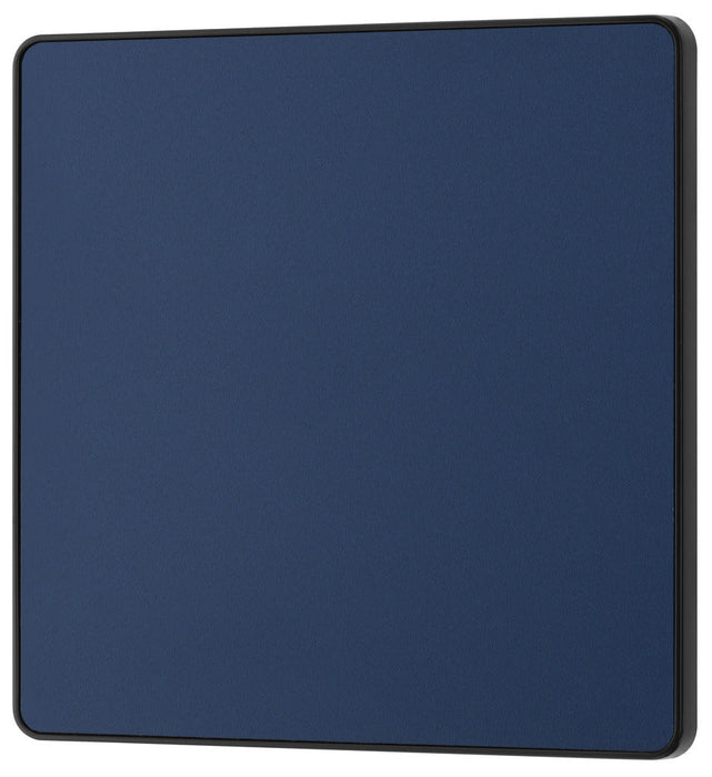 BG Evolve PCDDB94B Single Blank Plate - Matt Blue (Black)