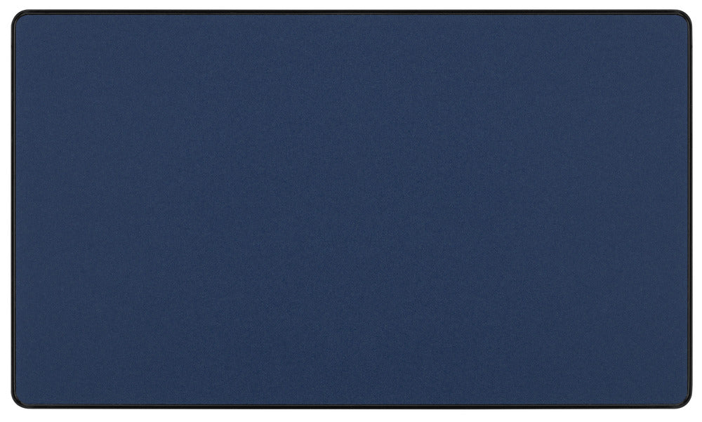 BG Evolve PCDDB95B Double Blank Plate - Matt Blue (Black)