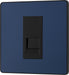 BG Evolve PCDDBBTM1B Single Master Telephone Socket - Matt Blue (Black) - westbasedirect.com