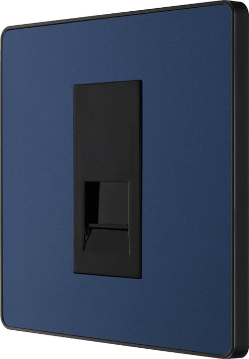 BG Evolve PCDDBBTM1B Single Master Telephone Socket - Matt Blue (Black) - westbasedirect.com