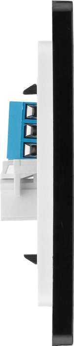 BG Evolve PCDDBBTS1B Single Secondary Telephone Socket - Matt Blue (Black) - westbasedirect.com