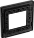 BG Evolve PCDDBEMS2B Twin Euro Module Aperture Single Front Plate (50 x 50) - Matt Blue (Black) - westbasedirect.com