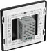 BG Evolve PCDDBTDM1B 2-Way Master 200W Single Touch Dimmer Switch - Matt Blue (Black) - westbasedirect.com