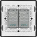BG Evolve PCDDBTDM2B 2-Way Master 200W Double Touch Dimmer Switch - Matt Blue (Black) - westbasedirect.com