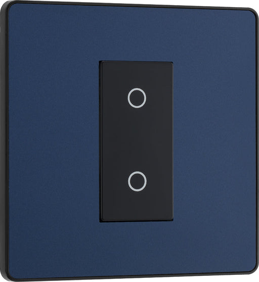 BG Evolve PCDDBTDS1B 2-Way Secondary 200W Single Touch Dimmer Switch - Matt Blue (Black) - westbasedirect.com