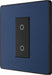 BG Evolve PCDDBTDS1B 2-Way Secondary 200W Single Touch Dimmer Switch - Matt Blue (Black) - westbasedirect.com