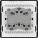 BG Evolve PCDMB43B 20A 16AX 2 Way Triple Light Switch - Matt Black (Black) - westbasedirect.com