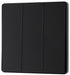 BG Evolve PCDMB43EB 20A 16AX 2 Way Triple Light Switch, Edge to Edge Rocker - Matt Black (Black) - westbasedirect.com