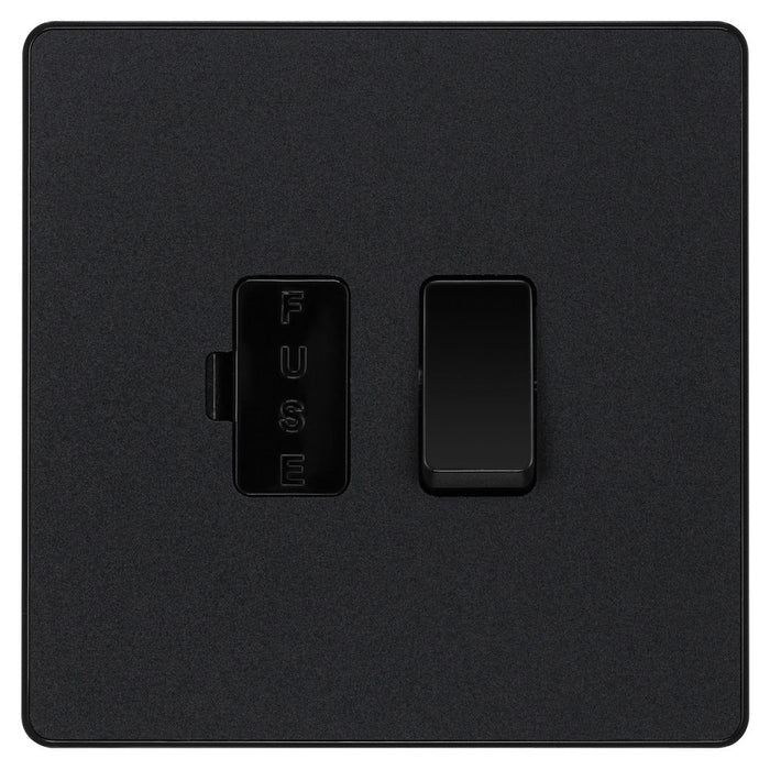 BG Evolve PCDMB50B 13A Switched Fused Connection Unit - Matt Black (Black)