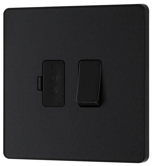 BG Evolve PCDMB50B 13A Switched Fused Connection Unit - Matt Black (Black)