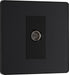 BG Evolve PCDMB60B Single Socket for TV or FM Co-Axial Aerial Connection - Matt Black (Black) - westbasedirect.com