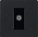 BG Evolve PCDMB60B Single Socket for TV or FM Co-Axial Aerial Connection - Matt Black (Black) - westbasedirect.com