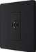 BG Evolve PCDMB60B Single Socket for TV or FM Co-Axial Aerial Connection - Matt Black (Black) - westbasedirect.com