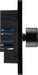 BG Evolve PCDMB81B 2-Way Trailing Edge LED 200W Single Dimmer Switch Push On/Off - Matt Black (Black) - westbasedirect.com