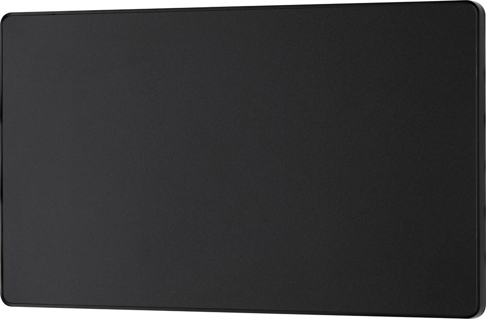 BG Evolve PCDMB95B Double Blank Plate - Matt Black (Black)