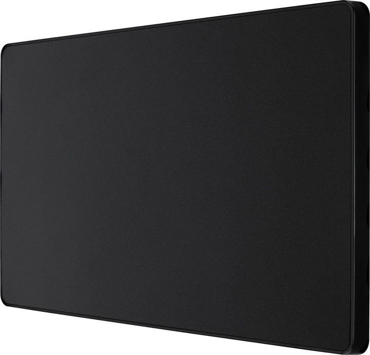 BG Evolve PCDMB95B Double Blank Plate - Matt Black (Black)