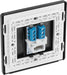 BG Evolve PCDMBBTS1B Single Secondary Telephone Socket - Matt Black (Black) - westbasedirect.com