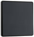 BG Evolve PCDMG12EB 20A 16AX 2 Way Single Light Switch, Edge to Edge Rocker - Matt Grey (Black) - westbasedirect.com
