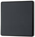 BG Evolve PCDMG12EB 20A 16AX 2 Way Single Light Switch, Edge to Edge Rocker - Matt Grey (Black) - westbasedirect.com