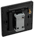 BG Evolve PCDMG12EB 20A 16AX 2 Way Single Light Switch, Edge to Edge Rocker - Matt Grey (Black) - westbasedirect.com