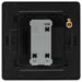 BG Evolve PCDMG12EB 20A 16AX 2 Way Single Light Switch, Edge to Edge Rocker - Matt Grey (Black) - westbasedirect.com