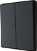 BG Evolve PCDMG42EB 20A 16AX 2 Way Double Light Switch, Edge to Edge Rocker - Matt Grey (Black) - westbasedirect.com