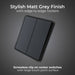 BG Evolve PCDMG42EB 20A 16AX 2 Way Double Light Switch, Edge to Edge Rocker - Matt Grey (Black) - westbasedirect.com