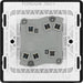 BG Evolve PCDMG42WB 20A 16AX 2 Way Double Light Switch, Wide Rocker - Matt Grey (Black) - westbasedirect.com