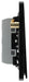 BG Evolve PCDMG43EB 20A 16AX 2 Way Triple Light Switch, Edge to Edge Rocker - Matt Grey (Black) - westbasedirect.com
