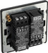 BG Evolve PCDMG82B 2-Way Trailing Edge LED 200W Double Dimmer Switch Push On/Off - Matt Grey (Black) - westbasedirect.com