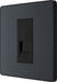 BG Evolve PCDMGBTM1B Single Master Telephone Socket - Matt Grey (Black) - westbasedirect.com