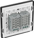 BG Evolve PCDMGTDM2B 2-Way Master 200W Double Touch Dimmer Switch - Matt Grey (Black) - westbasedirect.com