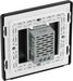 BG Evolve PCDMGTDS1B 2-Way Secondary 200W Single Touch Dimmer Switch - Matt Grey (Black) - westbasedirect.com