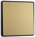 BG Evolve PCDSB12EB 20A 16AX 2 Way Single Light Switch, Edge to Edge Rocker - Satin Brass (Black) - westbasedirect.com