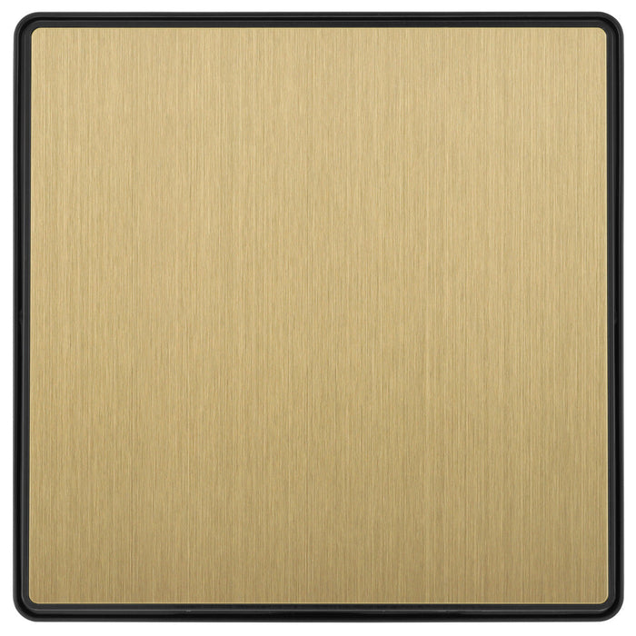 BG Evolve PCDSB12EB 20A 16AX 2 Way Single Light Switch, Edge to Edge Rocker - Satin Brass (Black) - westbasedirect.com