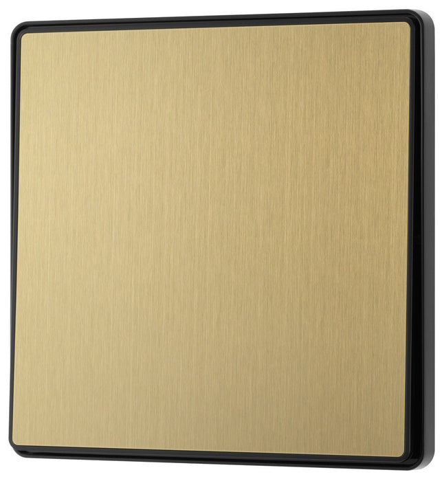 BG Evolve PCDSB12EB 20A 16AX 2 Way Single Light Switch, Edge to Edge Rocker - Satin Brass (Black) - westbasedirect.com