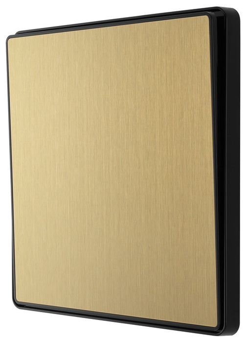 BG Evolve PCDSB12EB 20A 16AX 2 Way Single Light Switch, Edge to Edge Rocker - Satin Brass (Black) - westbasedirect.com