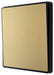 BG Evolve PCDSB12EB 20A 16AX 2 Way Single Light Switch, Edge to Edge Rocker - Satin Brass (Black) - westbasedirect.com