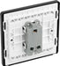 BG Evolve PCDSB12WB 20A 16AX 2 Way Single Light Switch, Wide Rocker - Satin Brass (Black) - westbasedirect.com