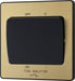 BG Evolve PCDSB15B 10A Triple Pole Fan Isolator Switch - Satin Brass (Black) - westbasedirect.com