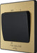 BG Evolve PCDSB15B 10A Triple Pole Fan Isolator Switch - Satin Brass (Black) - westbasedirect.com