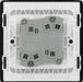 BG Evolve PCDSB42B 20A 16AX 2 Way Double Light Switch - Satin Brass (Black) - westbasedirect.com