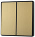 BG Evolve PCDSB42EB 20A 16AX 2 Way Double Light Switch, Edge to Edge Rocker - Satin Brass (Black) - westbasedirect.com