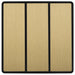 BG Evolve PCDSB43EB 20A 16AX 2 Way Triple Light Switch, Edge to Edge Rocker - Satin Brass (Black) - westbasedirect.com
