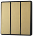 BG Evolve PCDSB43EB 20A 16AX 2 Way Triple Light Switch, Edge to Edge Rocker - Satin Brass (Black) - westbasedirect.com