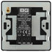 BG Evolve PCDSB81B 2-Way Trailing Edge LED 200W Single Dimmer Switch Push On/Off - Satin Brass (Black) - westbasedirect.com